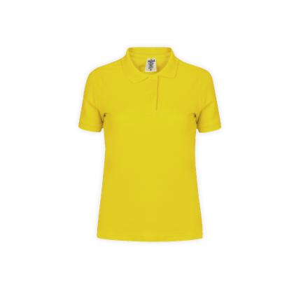 WPS180 Women Colour Polo Shirt "keya" - YELLOW
