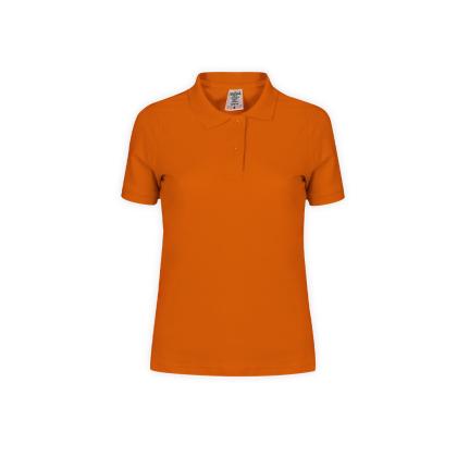 WPS180 Women Colour Polo Shirt "keya" - ORANGE