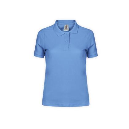 WPS180 Women Colour Polo Shirt "keya" - LIGHT BLUE