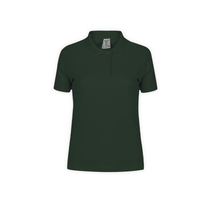 WPS180 Women Colour Polo Shirt "keya" - GREEN BOTTLE