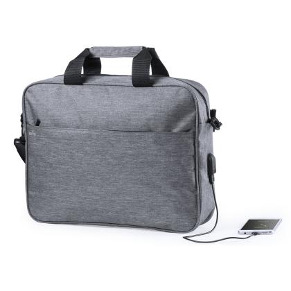Lenket Document Bag - GREY