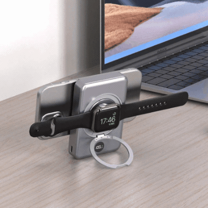 Noir - Amzi 10,000 Ah wireless power bank