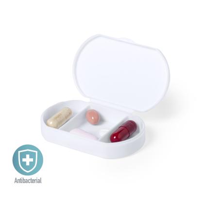 Hempix Antibacterial Pillbox - WHITE