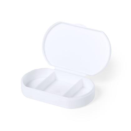 Hempix Antibacterial Pillbox - WHITE