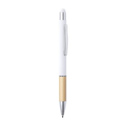 Zabox Stylus Touch Ball Pen - WHITE