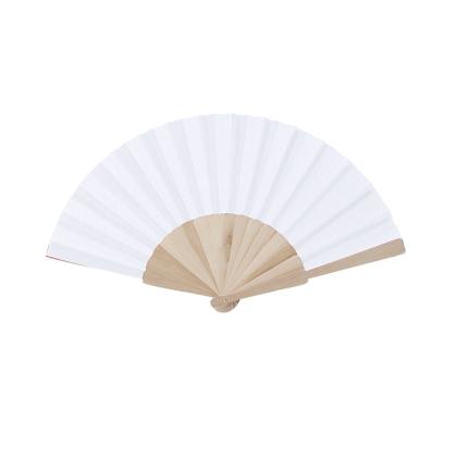 Folklore Hand Fan - WHITE