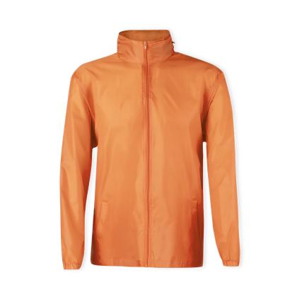 Grid Raincoat - ORANGE