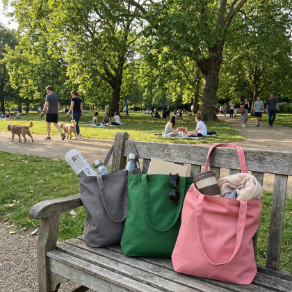 KINDI Premium Coloured Canvas Tote Bag