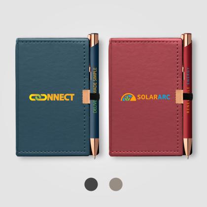 Note Caddy & Crosby Rose Gold Pen