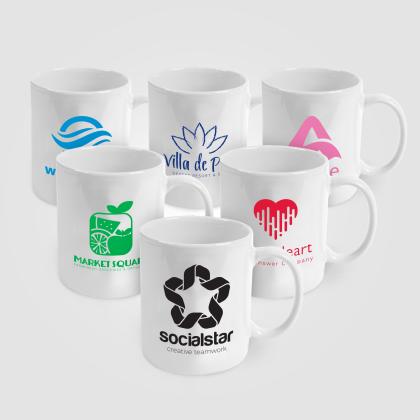 Seattle - 325 ml White Ceramic Mug