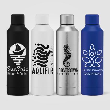 Olympus - 500 ml Double Wall Copper-Lined Stainless Steel Bottle with Twist Lid