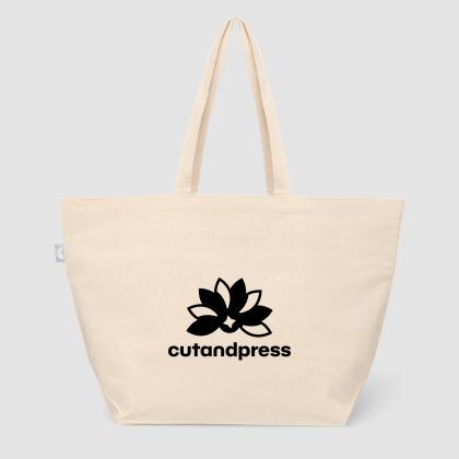 Budget 5 oz. Shopper Recycled Cotton Tote