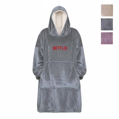 Aztex Custom Embroidered Sherpa Lined Hoodie