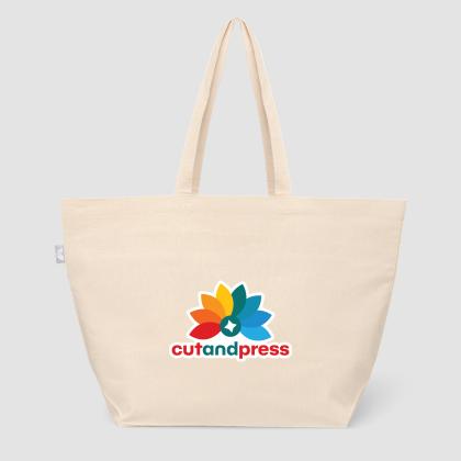 Budget 5 oz. Shopper Recycled Cotton Tote