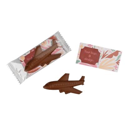 ADVERT CARD - CHOCOLATE AIRPLANE