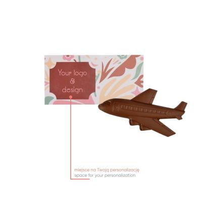 ADVERT CARD - CHOCOLATE AIRPLANE