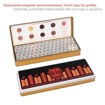 SET OF CHOCOLATE MEDALS IN TIN CHOCOLATE EXPERT