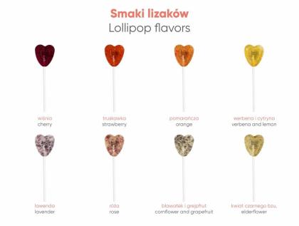 FRUIT LOLLIPOP MINI PLUS HEART