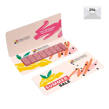 CHOCO TEXT 2 LINES IN ENVELOPE / 2 LINES IN ENVELOPE SEPARATE