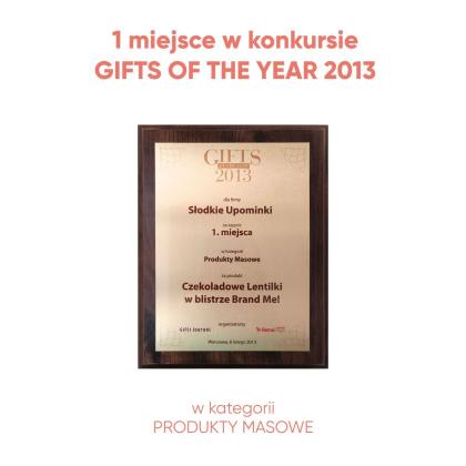 CHOCOLATE LENTILS WITH PRINT BRAND ME! 9 PCS