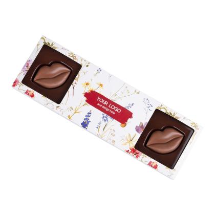 SET OF CHOCOLATES LIPS 4 PIECES