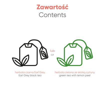 TEA SET IN AN ENVELOPE 2 PCS