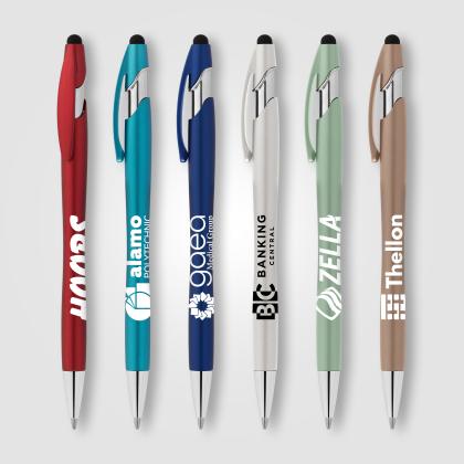 La Jolla Recycled Pen w/ Stylus + Anti-Fraud Ink