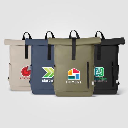 Malm&ouml; - Rolltop Waterproof Recycled Backpack