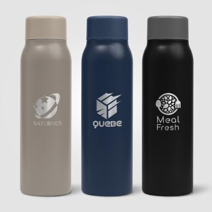 Breeze  Recycled Stainless Steel Carbonated  Bottle - 590 ml