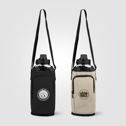 Flen Recycled PU Zipper Pocket Bottle Bag - 1.8 L