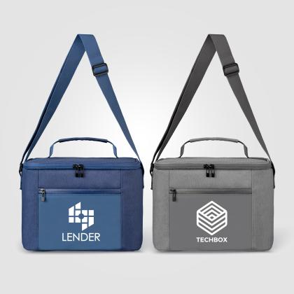 City Pack 600D RPET Zippered Cooler Bag - 10 L