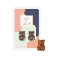 PROMO CARD TWO TEDDY BEARS