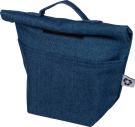 The Mira - Recycled denim cooler roll-top bag