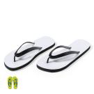Badrak Sublimation Flip Flops - WHITE