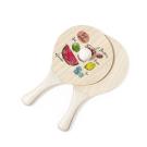 Zaxia Sublimation Beach Rackets - WHITE