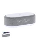 Quinn Multifunction Alarm Clock - GREY