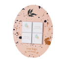 SET OF SQUARE CHOCOLATES IN A SHAPE ENVELOPE - EGG