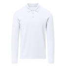 Charlot Adult White Polo Shirt - WHITE