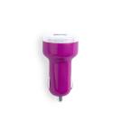Denom USB Car Charger - FUCHSIA
