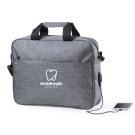 Lenket Document Bag - GREY