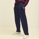 Lightweight Open Hem Trousers - BLACK