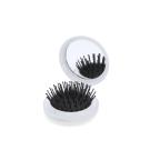 Glance Hairbrush with Mirror - WHITE