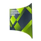 Formulate Curved Fabric Backwall