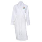 Aztex Polycotton Shawl Collar Waffle Bathrobe Dressing Gown