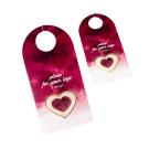 MINI CHOCOLATE PUSH THE CHOCO BUTTON HEART PRINT