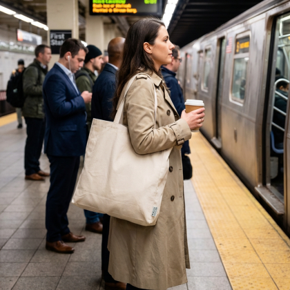 SWARA Recycled Cotton Tote 10oz With Gusset