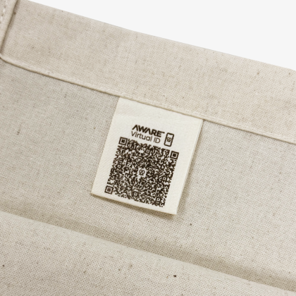 AWARE™ 5oz Natural Recycled Cotton Tote Bag