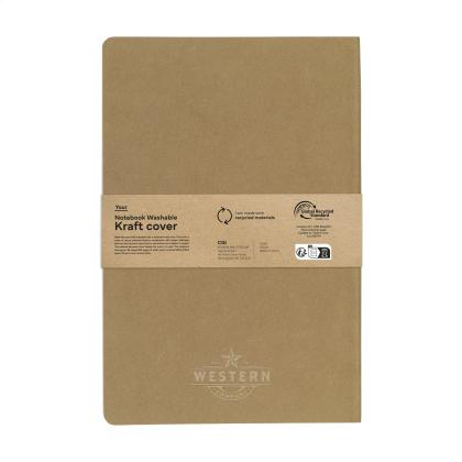 Paper Notebook GRS Washable Kraft Cover A5