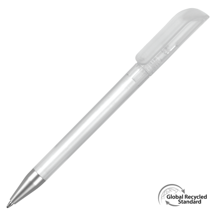 Alaska Frost GRS Recycled Ballpen - White