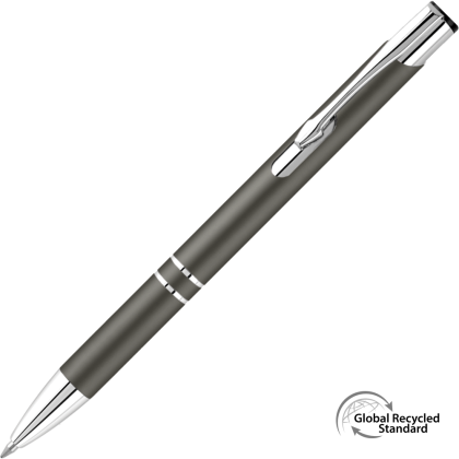 Electra Classic Satin GRS Recycled Metal Ballpoint Pen - Gun Metal